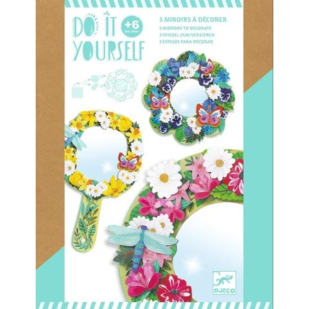 DIY Djeco set, espejos en flor