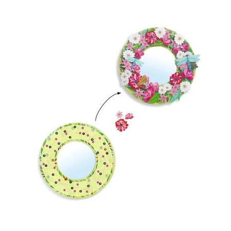 DIY Djeco set, espejos en flor