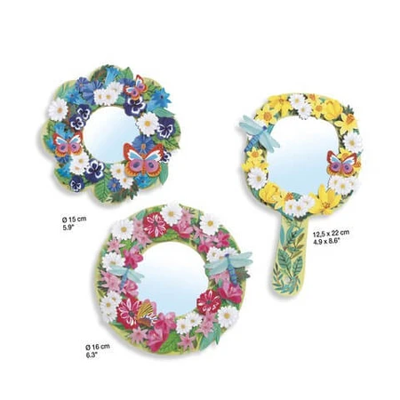 DIY Djeco set, espejos en flor