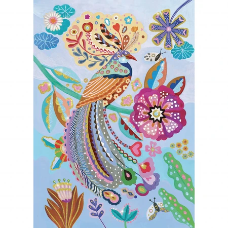 Shiny bird puzzle, Djeco