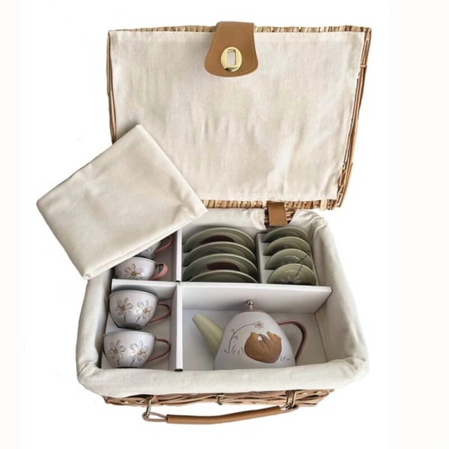 Set de ceai in cos picnic Padurea, Egmont Toys