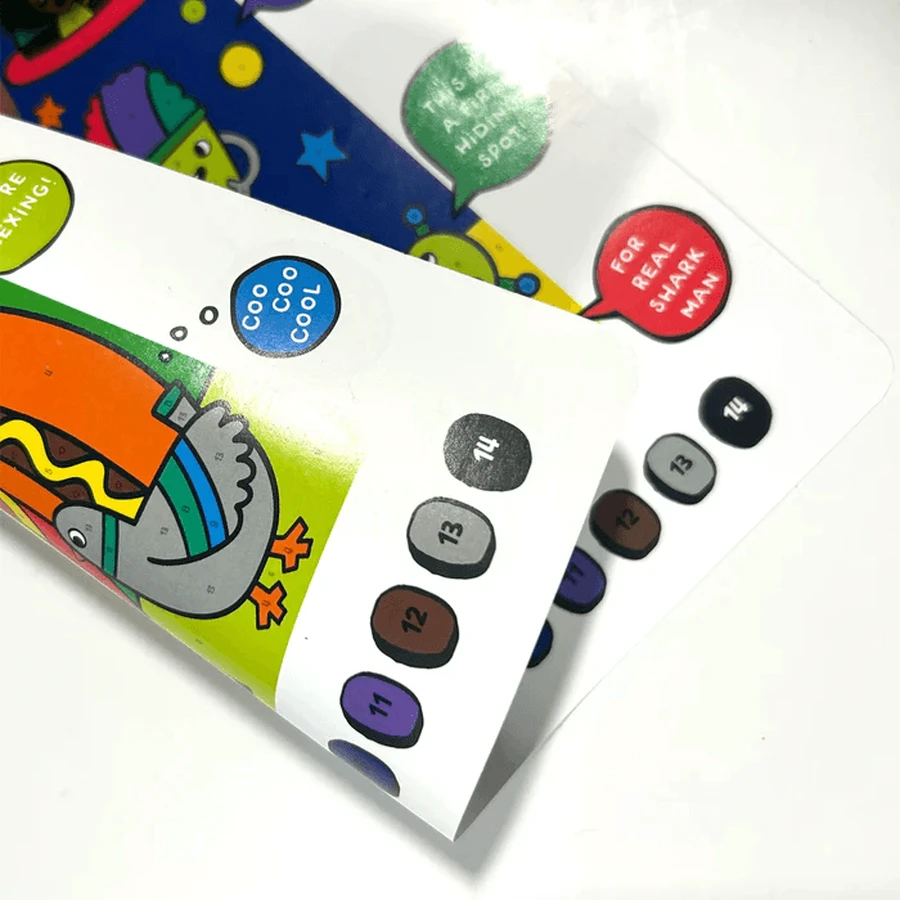 Set de pintura creativa Colortopia con rotuladores - Aventuras épicas (Set de 6 colores dobles)