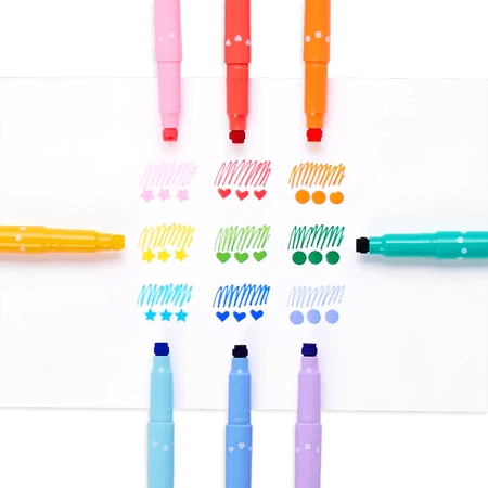 Konfetti-Stempel Doppelkonfetti-Stempelkarussell - 9er-Set