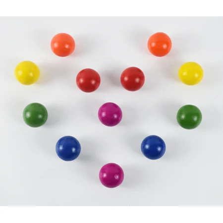 Set bile lemn pentru circuitul cu bile Magbrix Marble Run