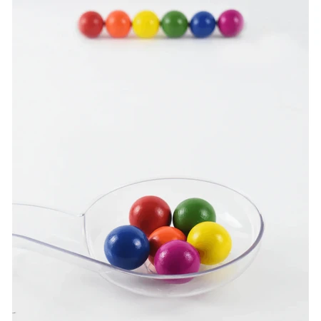 Set bile lemn pentru circuitul cu bile Magbrix Marble Run