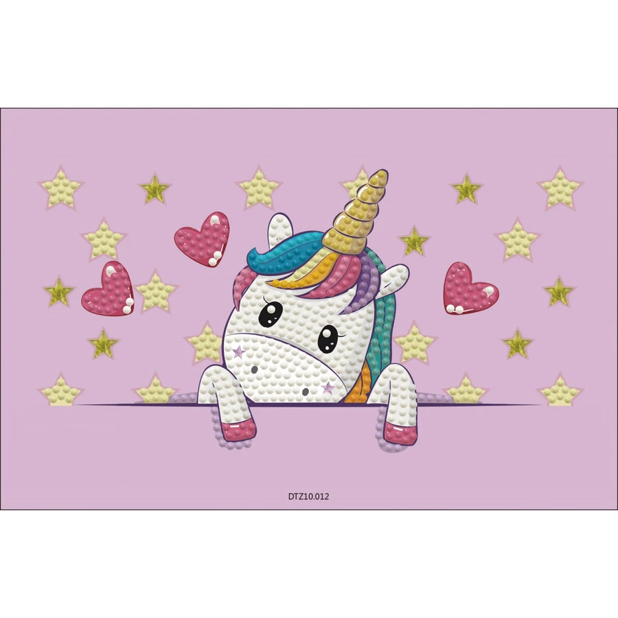 5 in 1 creative set, Unicorn, diamond painting