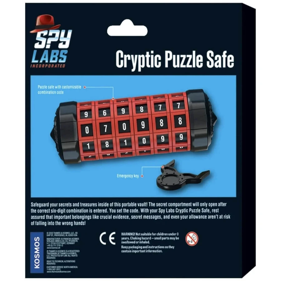 Safe with Cipher Puzzle, Thames & Kosmos