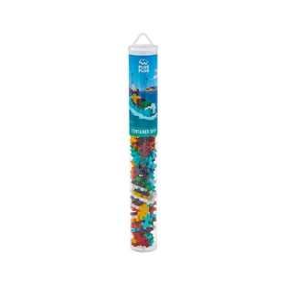 Bouwset Plus-Plus, buis 100 stukjes, Containerschip