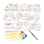 Kit aquarelle - Facile à peindre - Arc-en-ciel, Playful Painters