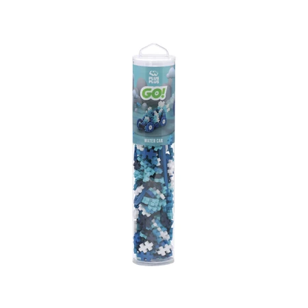 Jeu de construction Plus-Plus, tube de 200 pièces, machines colorées - Eau