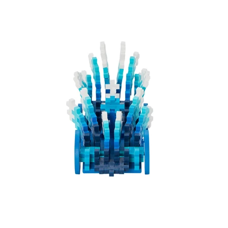 Jeu de construction Plus-Plus, tube de 200 pièces, machines colorées - Eau