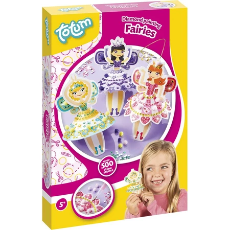 Creative diamond painting set, fairies