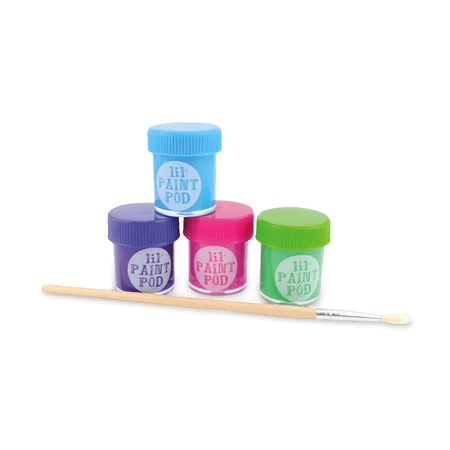 Aquarelles lavables Lil' Paint, 12 couleurs et pinceau inclus