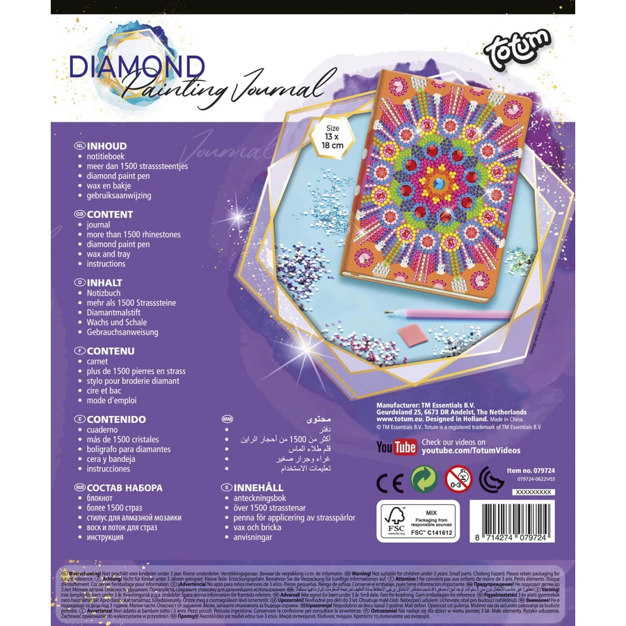 DIY set Mi diario mandala diamante