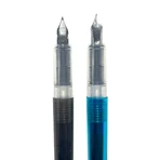 Splendid Duo-Stifte - 2er-Set mit 4 Minen mit blauer und schwarzer Tinte