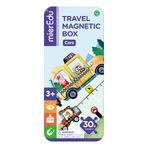 Puzzle magnétique dans une boîte en métal, jeu d'association et de correspondance - Cars