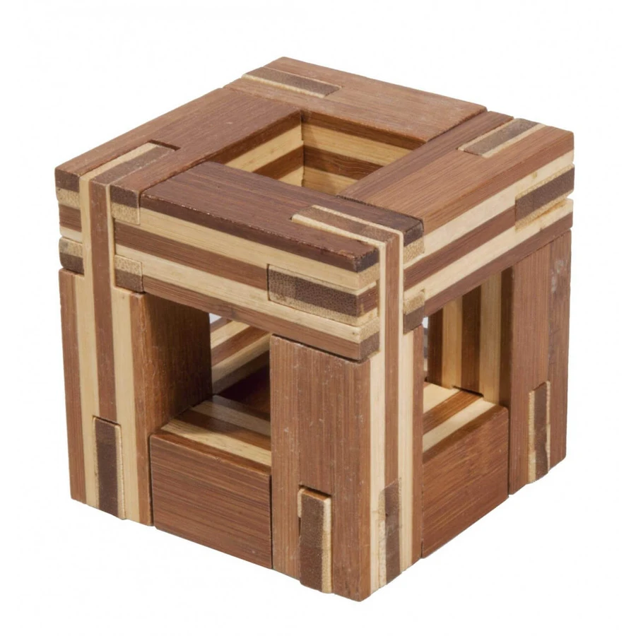 Logic game IQ wooden bamboo Magic frame
