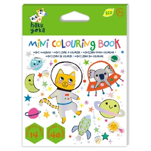 Mini Coloring Book Hakuyoka - Space