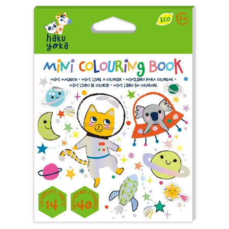 Mini Coloring Book Hakuyoka - Space