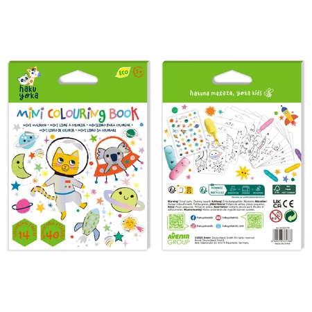 Mini Coloring Book Hakuyoka - Space