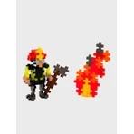 Juego de construcción Plus-Plus, tubo de 100 piezas, Bombero