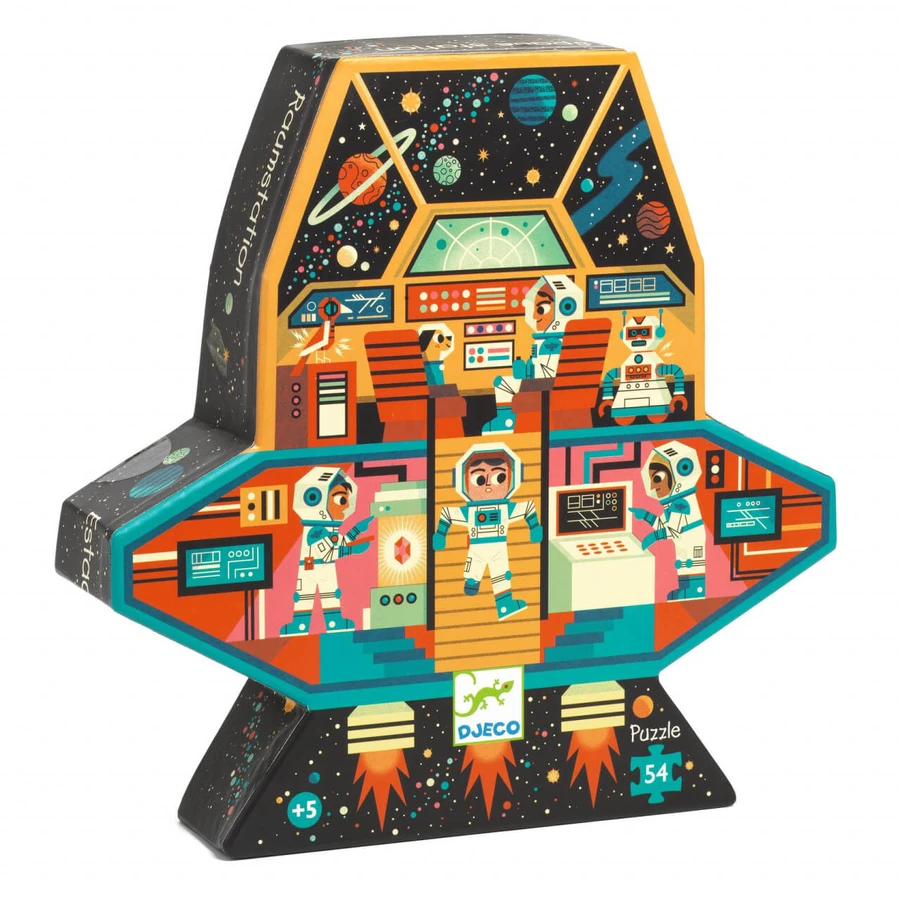 Puzzle Estación Espacial, Djeco
