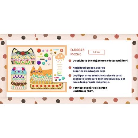 Creatief mozaïekspel voor peuters, Djeco