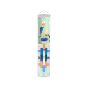 Plus-Plus construction set, tube 15 large pieces, breeze colors