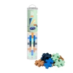 Set constructie Plus-Plus, tub 15 piese mari, culorile brizei