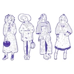 Coloring fashion parade, Zaho and friends, Djeco
