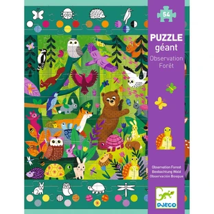 Djeco reuzenpuzzel, Avonturen in het bos