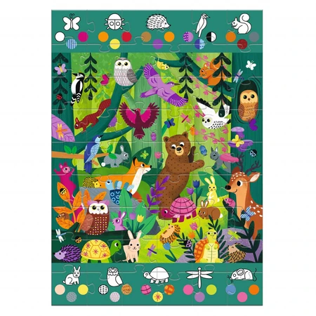 Djeco reuzenpuzzel, Avonturen in het bos