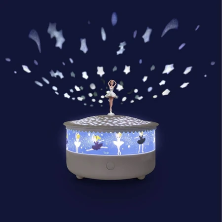 Rechargeable musical star projector - Balerina - Trousselier