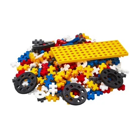 Plus-Plus construction set, 200 pieces tube, Colorful cars - Hero
