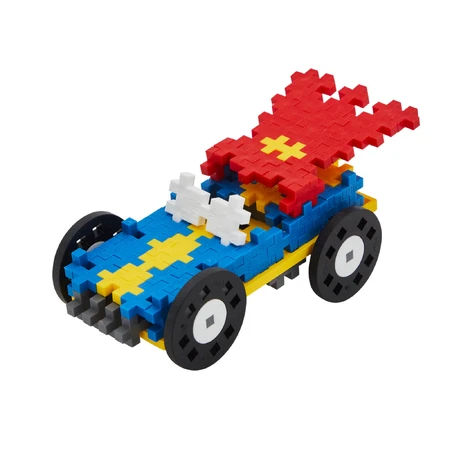 Plus-Plus construction set, 200 pieces tube, Colorful cars - Hero