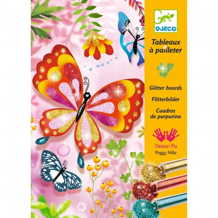 Butterflies glitter creative game