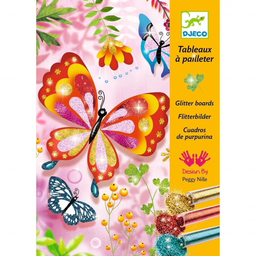 Butterflies glitter creative game