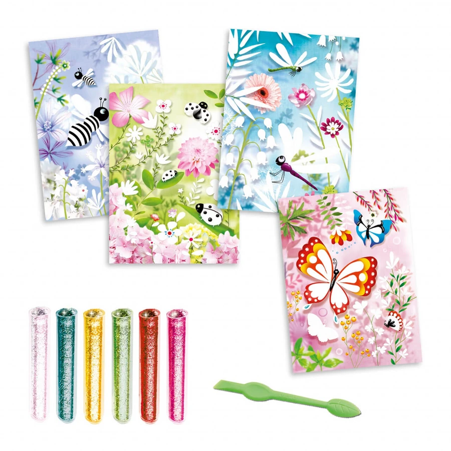 Butterflies glitter creative game