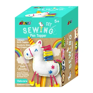 DIY sewing set - decoration pencil topper - Unicorn