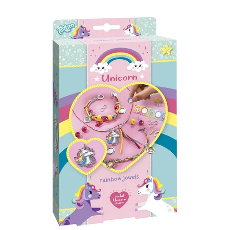 Creativo juego de joyas DIY con unicornios