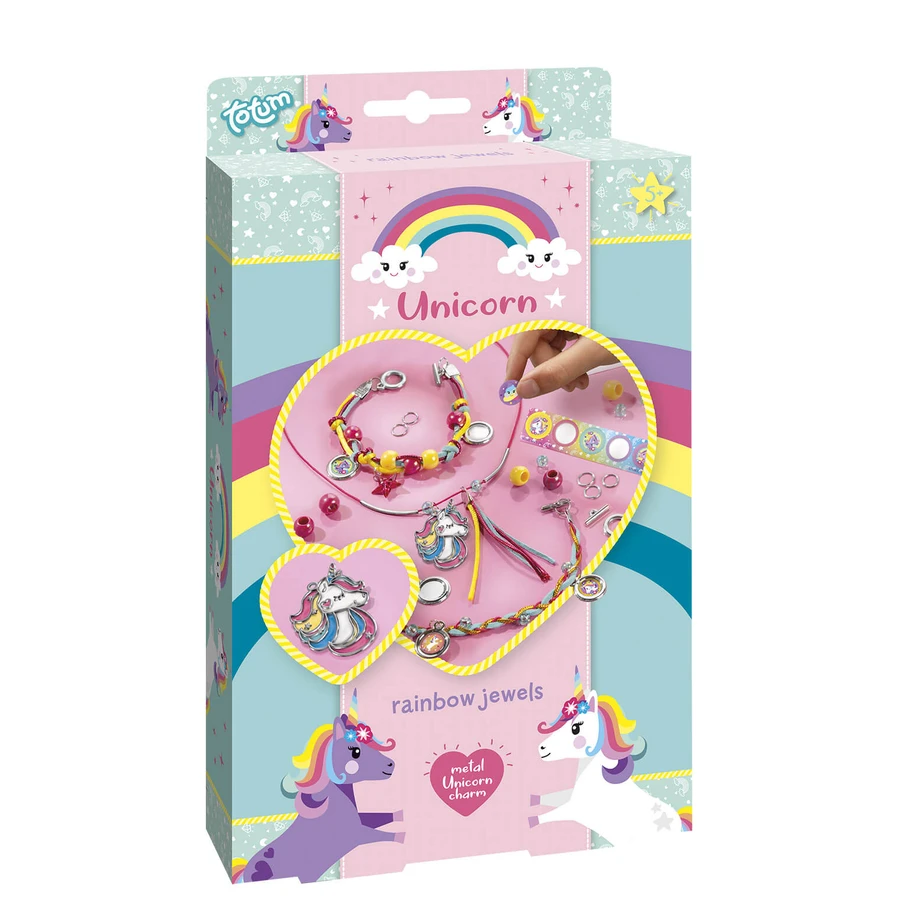 Creativo juego de joyas DIY con unicornios