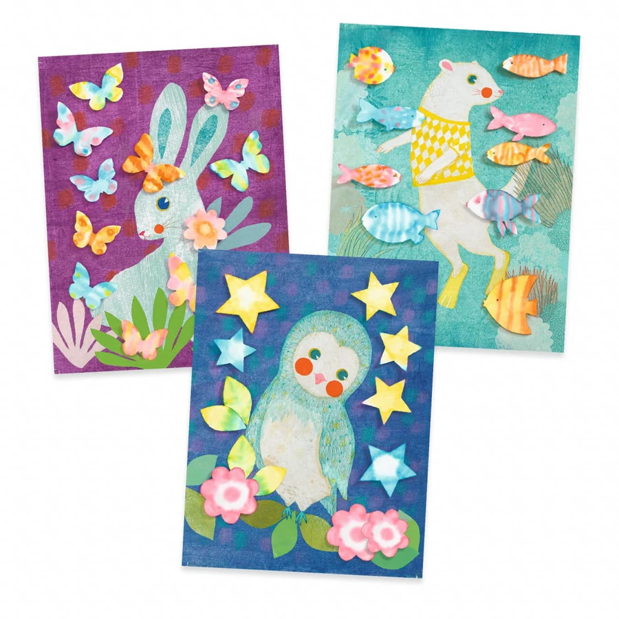 Creative paper decorating game, Djeco
