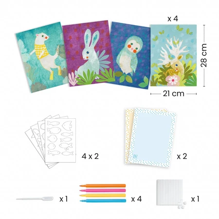 Creative paper decorating game, Djeco