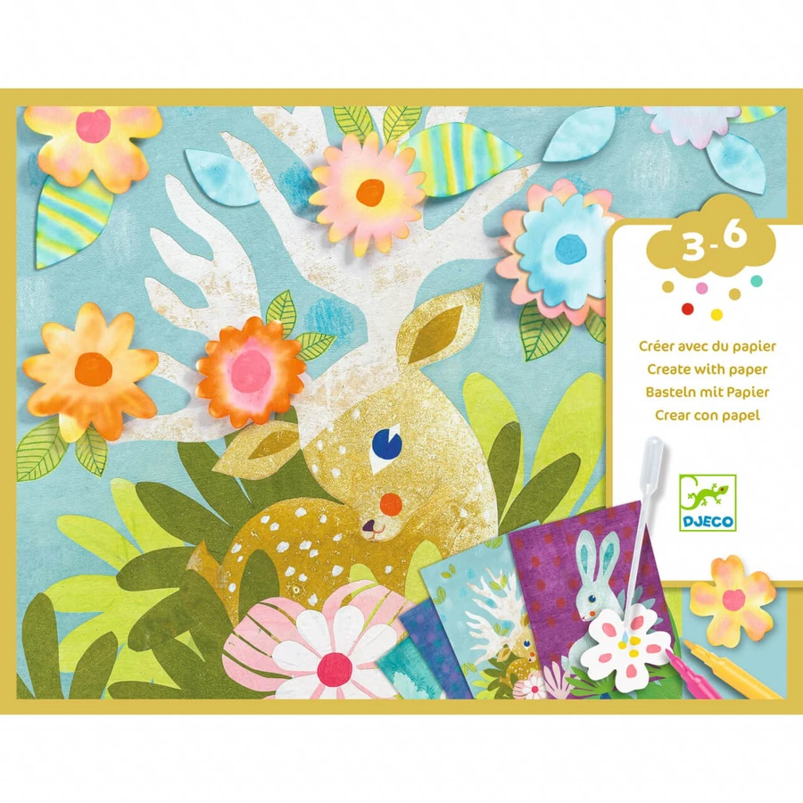 Creative paper decorating game, Djeco
