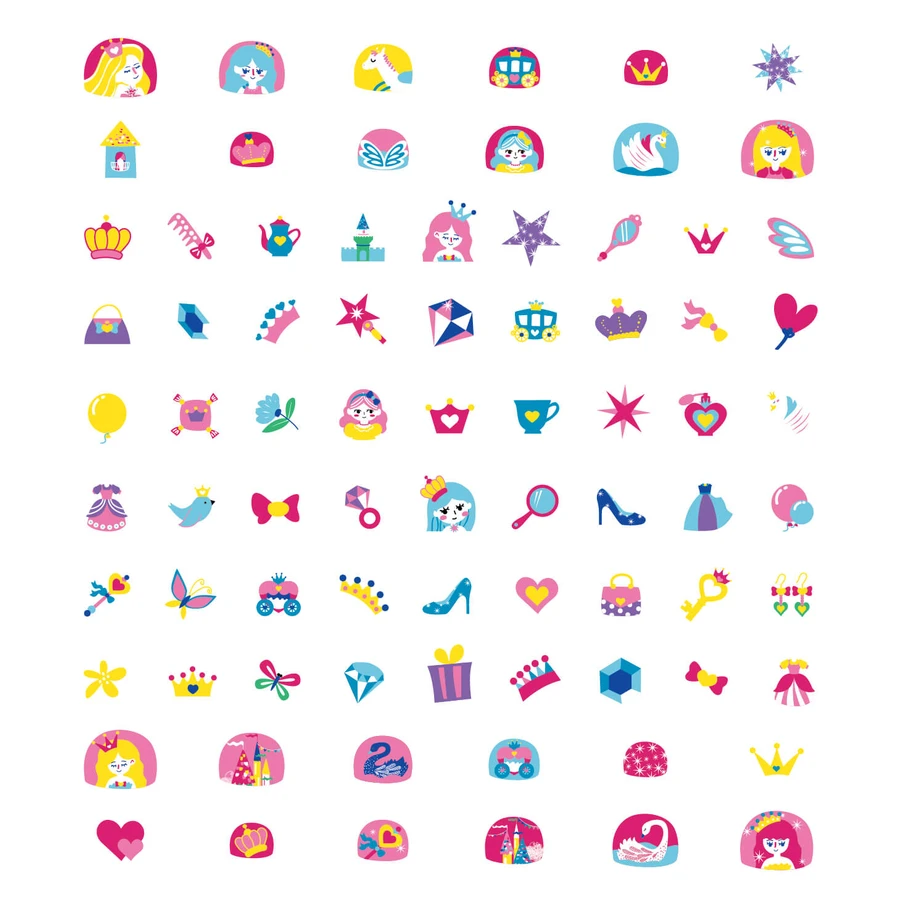 Nail stickers - Princess