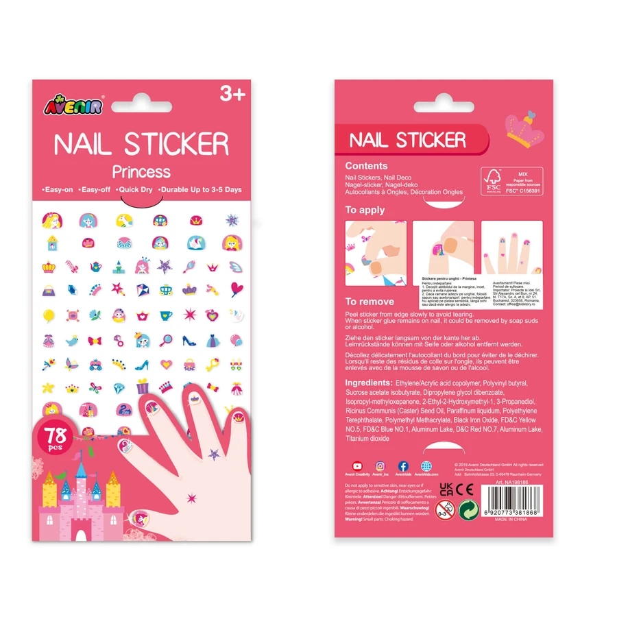 Nail stickers - Princess