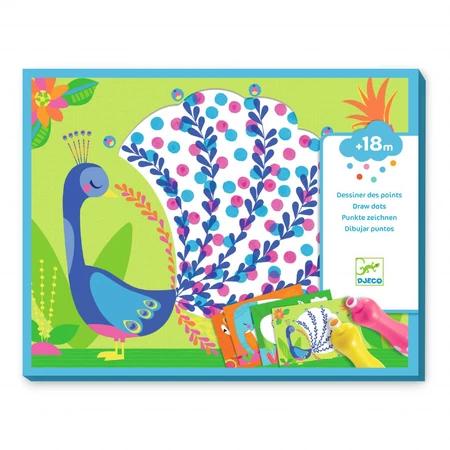 Juego de pintura creativa para los más pequeños Just Dots, Djeco