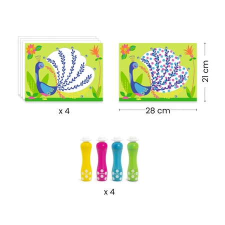 Juego de pintura creativa para los más pequeños Just Dots, Djeco