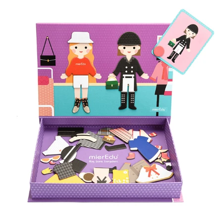Arte magnético y juego de puzzle de emparejar - Ropa