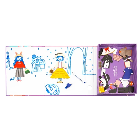 Arte magnético y juego de puzzle de emparejar - Ropa